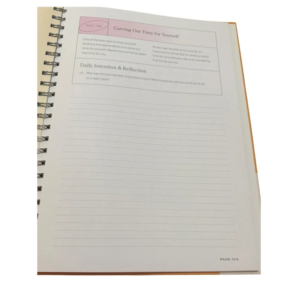 Switch Research Self-Love Journal 90 Day Guided Mindfulness Reflection Notebook
